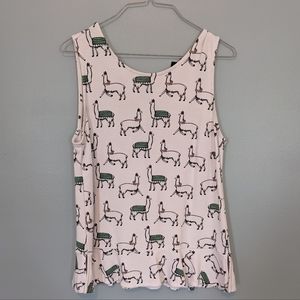 Ann Taylor Llama Tank